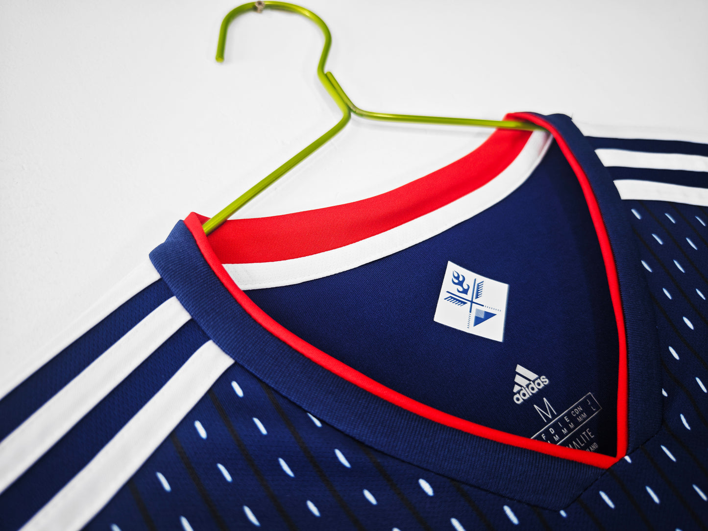 Camiseta Japón adidas Local 2018/19 (Rusia 2018) – Azul marino con patrón “sashiko” – Climalite
