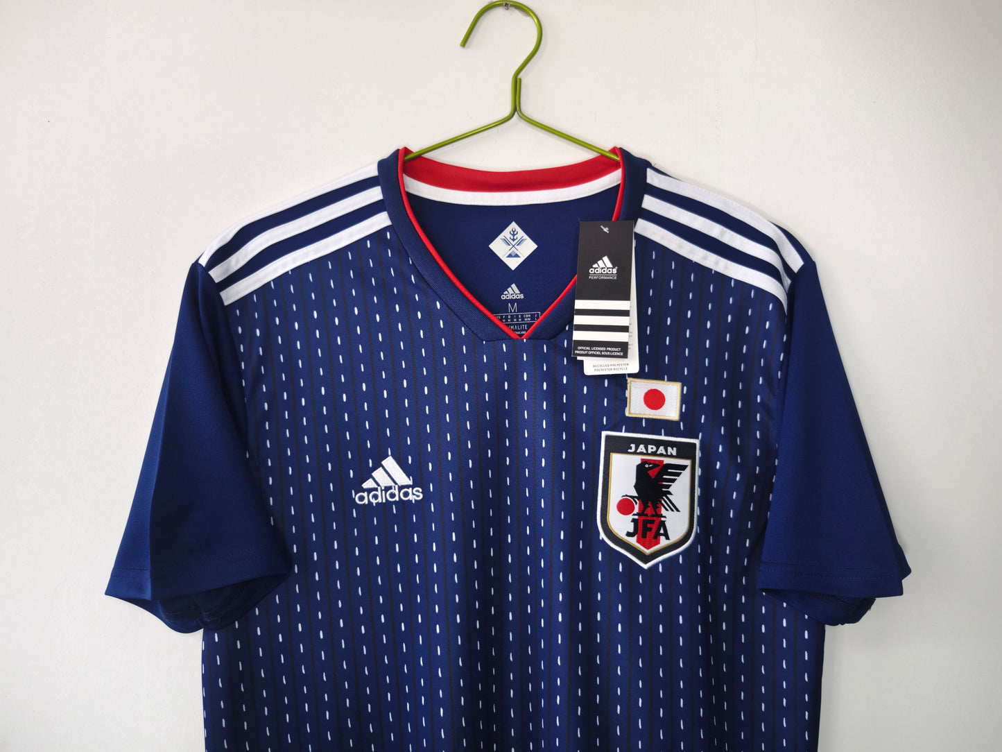 Camiseta Japón adidas Local 2018/19 (Rusia 2018) – Azul marino con patrón “sashiko” – Climalite