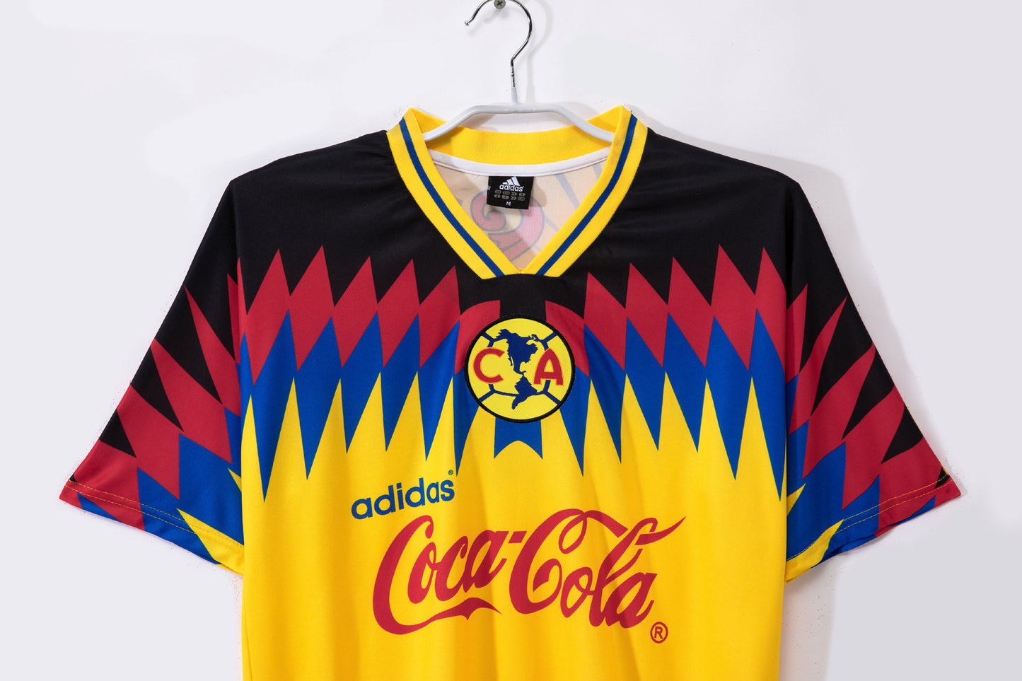 Camiseta Portero Jorge Campos “Sol” – ABA Sport 1995–1997 – Amarilla Multicolor