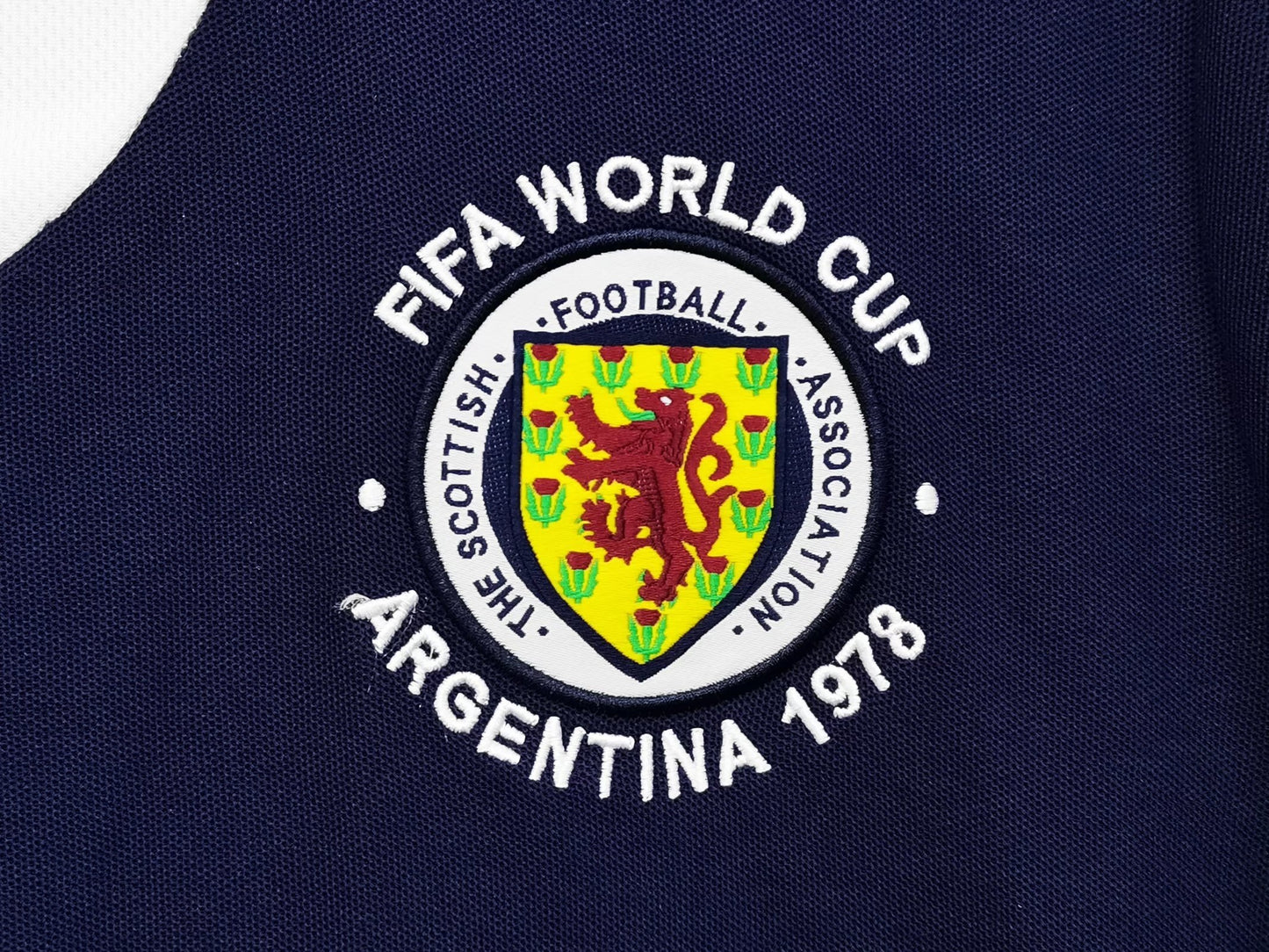 Camiseta Escocia 1978 Home Azul Marino – Umbro (Mundial de Argentina, gol de Archie Gemmill)