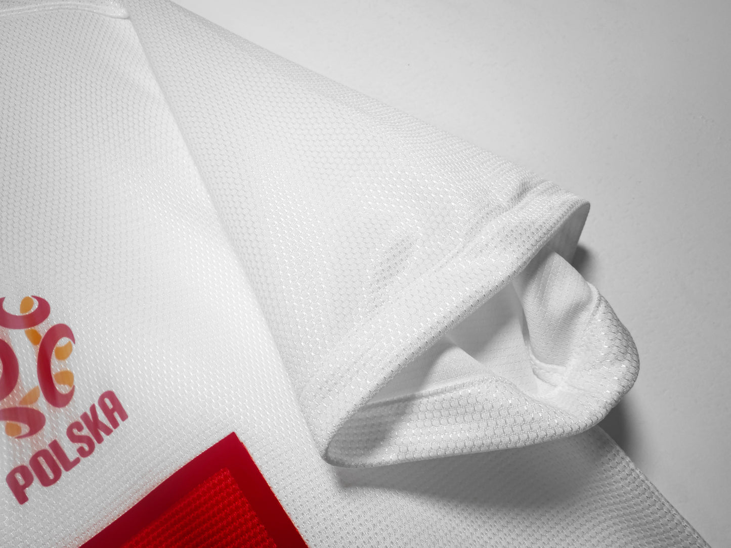 Camiseta Polonia Nike Local 2012/13 (Euro 2012) – Blanca con banda roja (Dri-FIT)