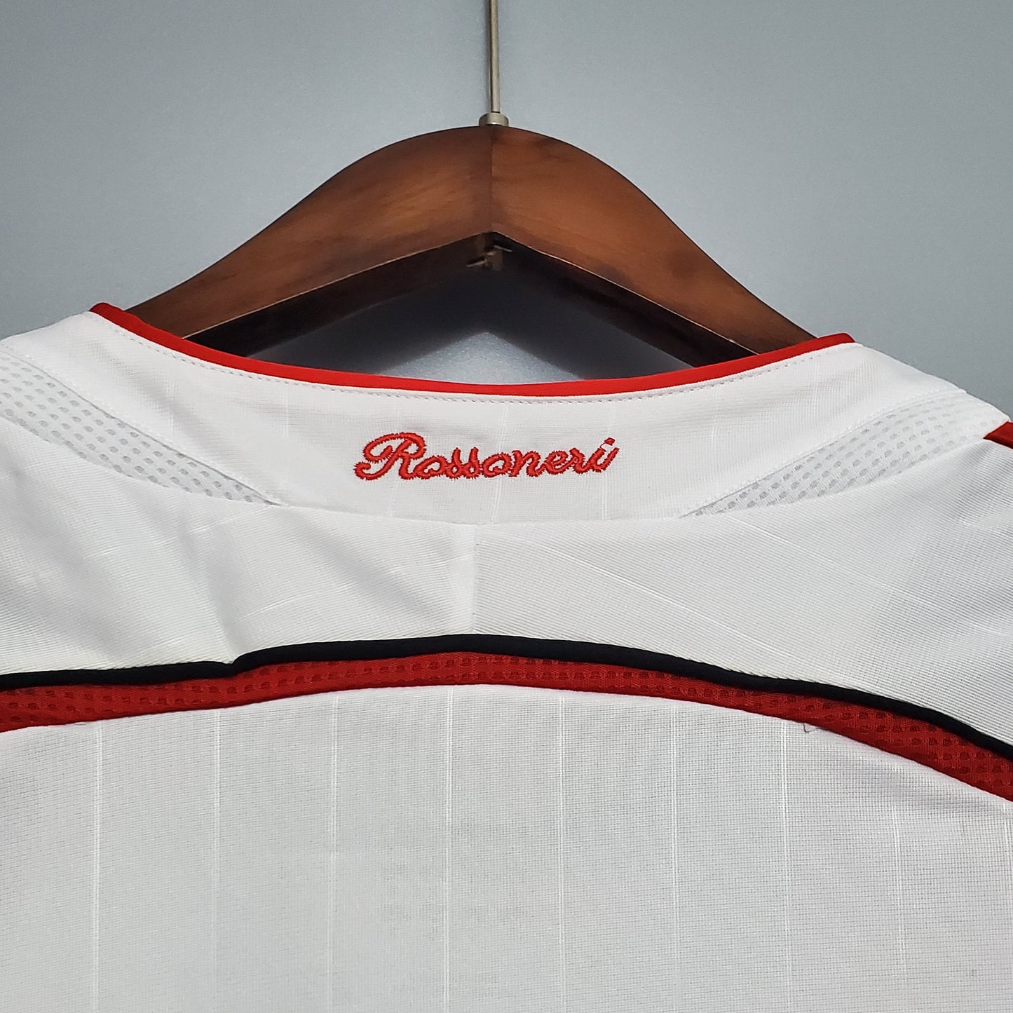 AC Milan “Bwin” Final Atenas 2007 — Camiseta away Adidas blanca (Formotion)