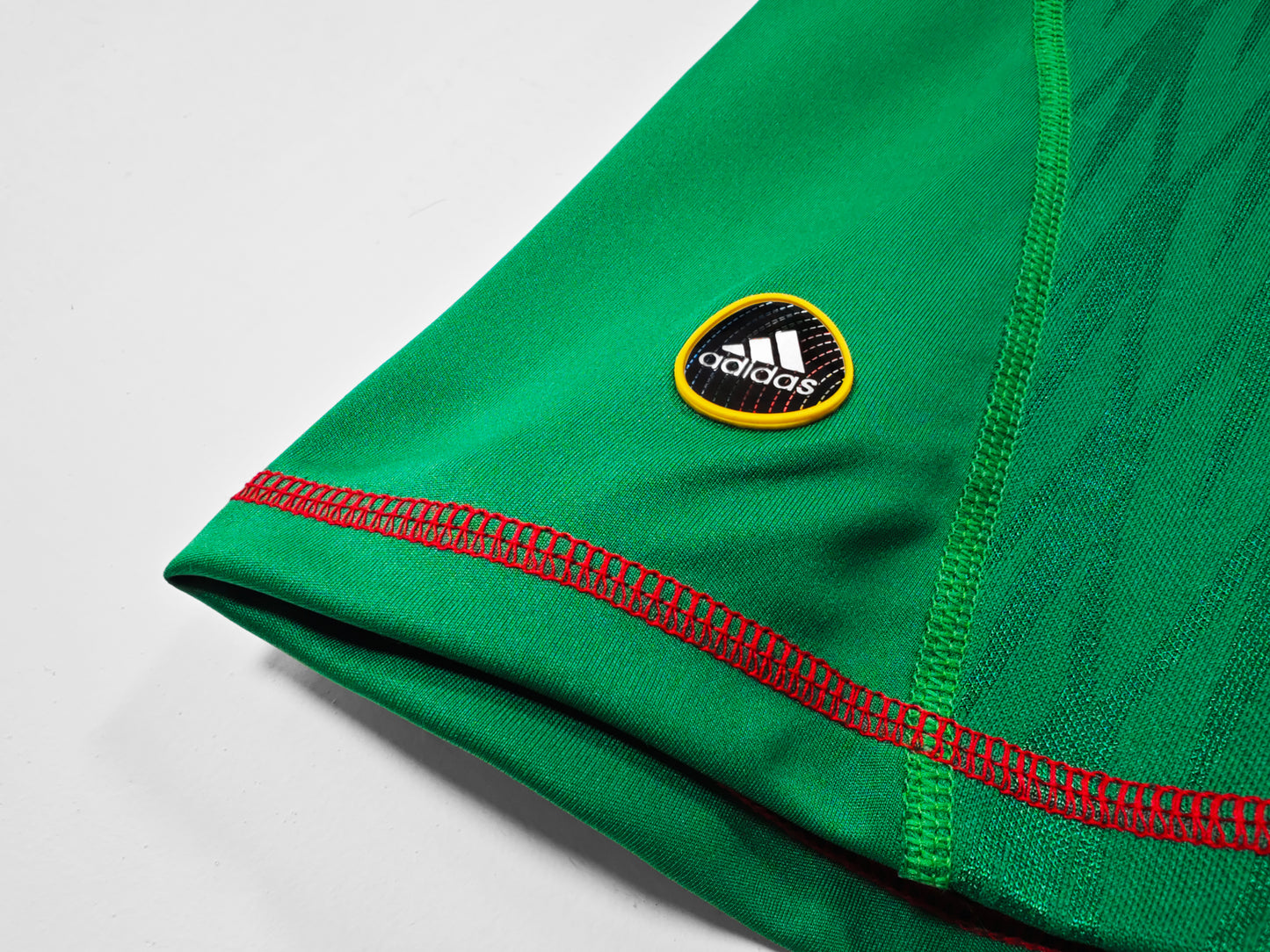 Camiseta México adidas Local 2006/07 (Mundial Alemania 2006) – Verde con cuello blanco/rojo (Climacool)