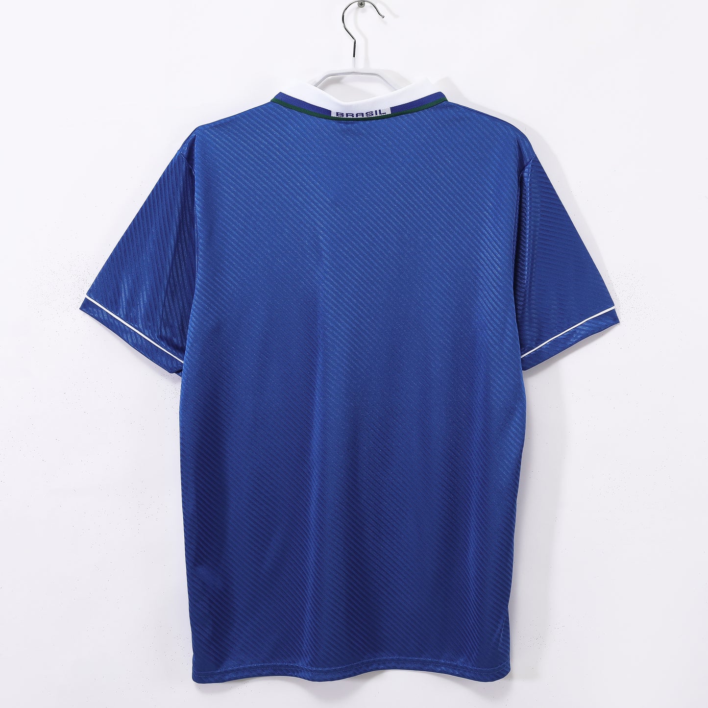 Camiseta Brasil Umbro Visitante 1994–1996 – Azul con grandes escudos CBF (4 estrellas)