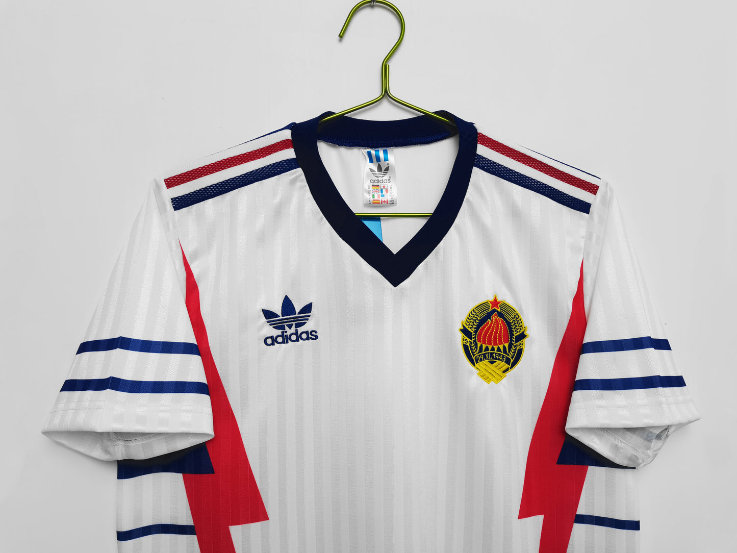 Yugoslavia adidas — Home blanco 1990-92 | Camino a Italia ’90 (Stojković & Prosinečki)