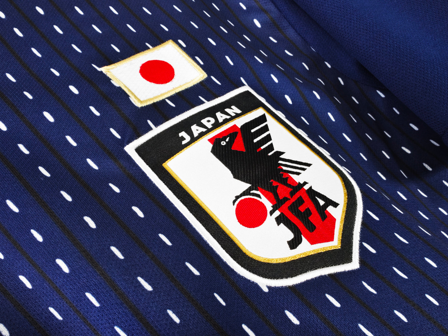 Camiseta Japón adidas Local 2018/19 (Rusia 2018) – Azul marino con patrón “sashiko” – Climalite