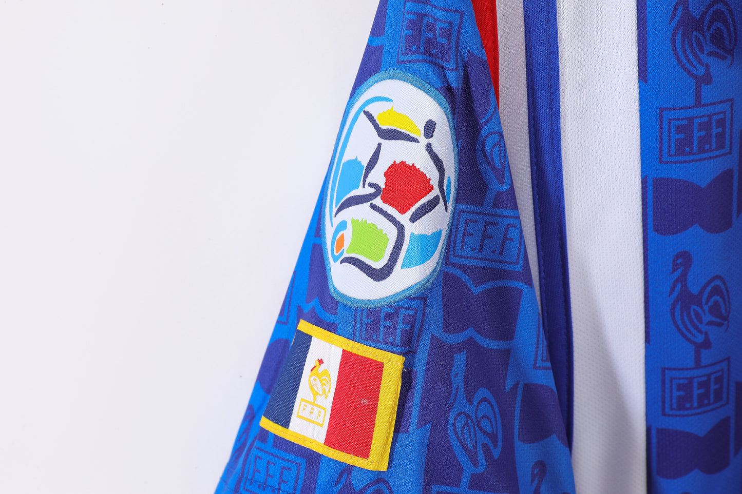 Francia 1994–96 Home (Azul con cordones) – adidas