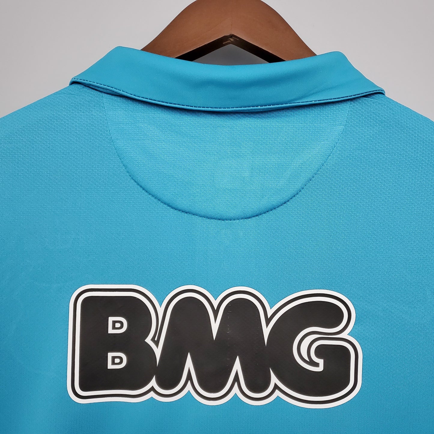 Santos FC “BMG” Centenario 2012 — Camiseta third Nike turquesa (cuello polo)