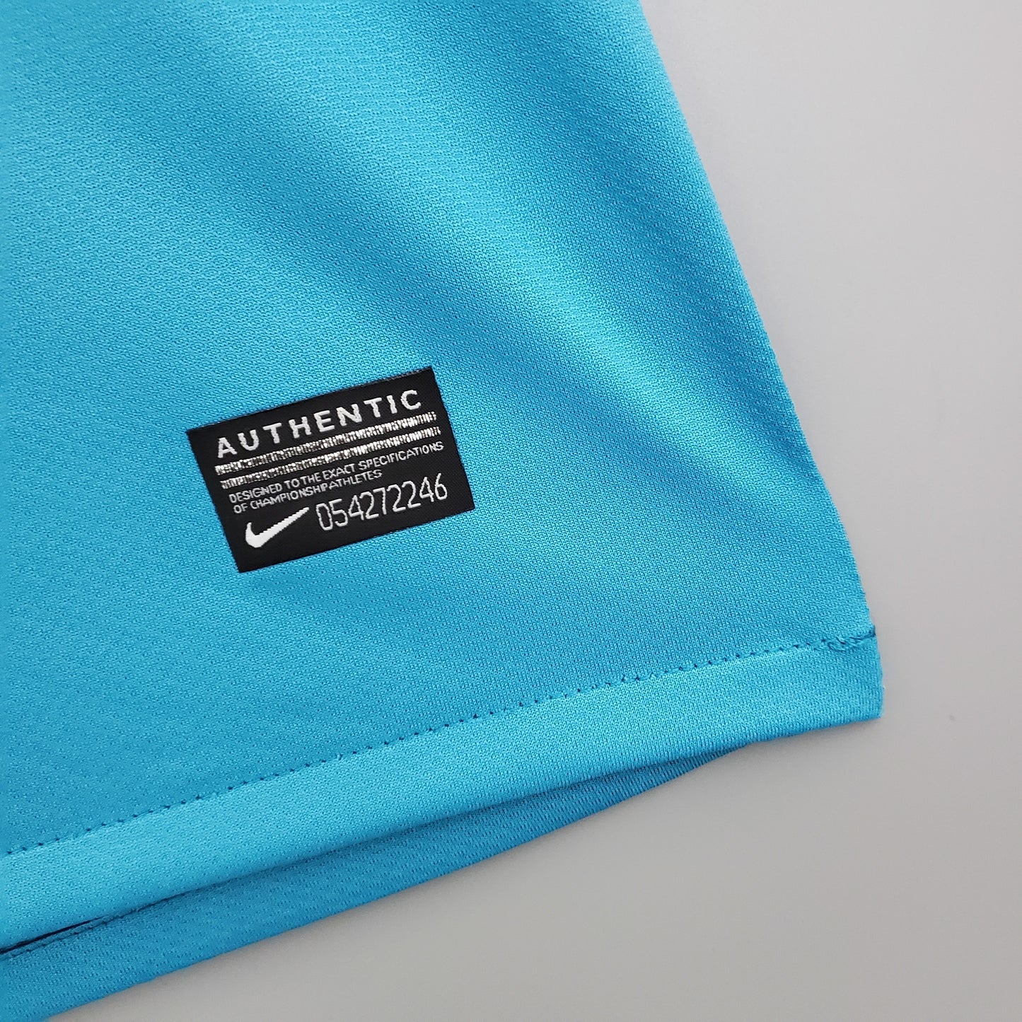 Santos FC “BMG” Centenario 2012 — Camiseta third Nike turquesa (cuello polo)