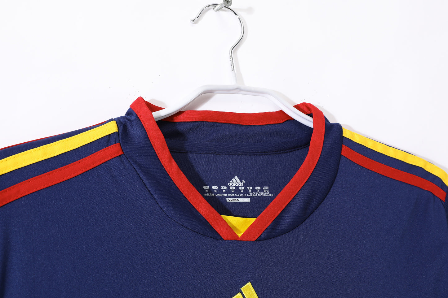 Camiseta España adidas Visitante 2010 – Final del Mundial (Johannesburgo) – Azul marino (Climacool)