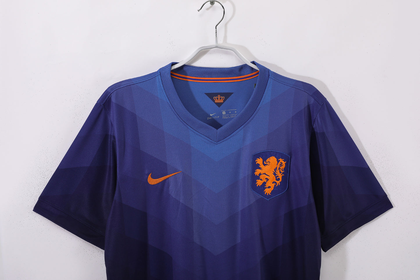 Camiseta Países Bajos Nike Visitante 2014/15 – Azul/Púrpura (Dri-FIT)