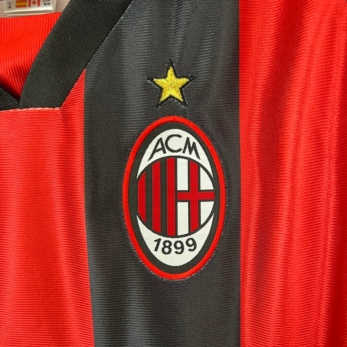 AC Milan 2000–02 Home “OPEL” — adidas rossonero