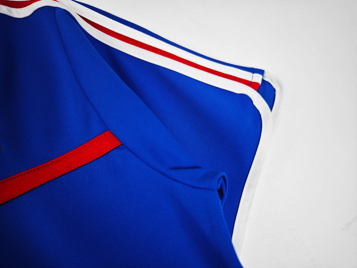 Camiseta Francia adidas Local 2002/03 (Mundial 2002) – Azul con franja roja y 1 estrella