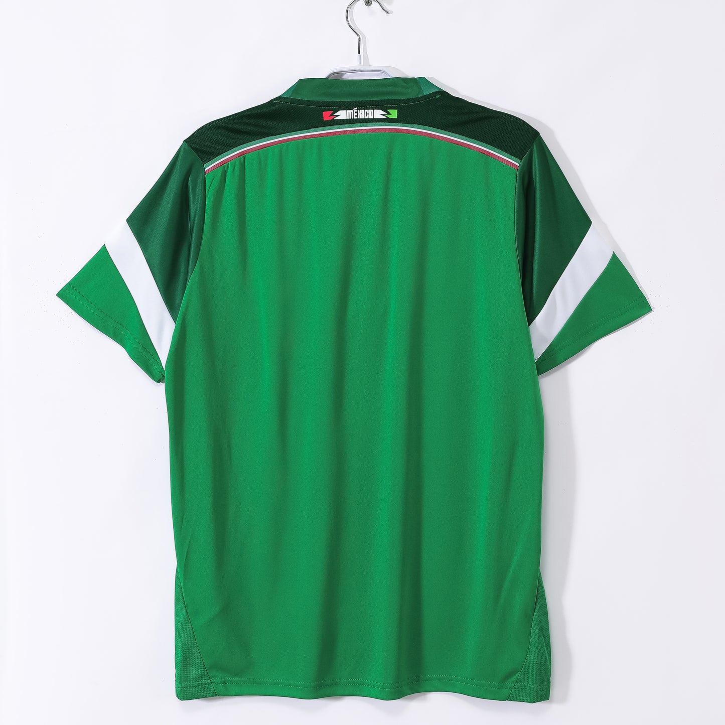 Camiseta México adidas Local 2008/09 – Verde con “rayos” en el pecho (Climacool)