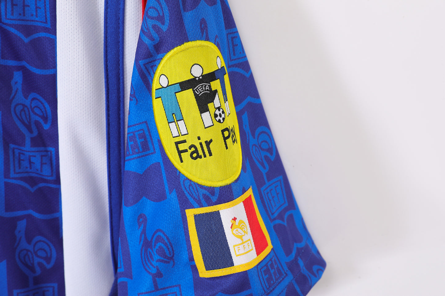 Francia 1994–96 Home (Azul con cordones) – adidas