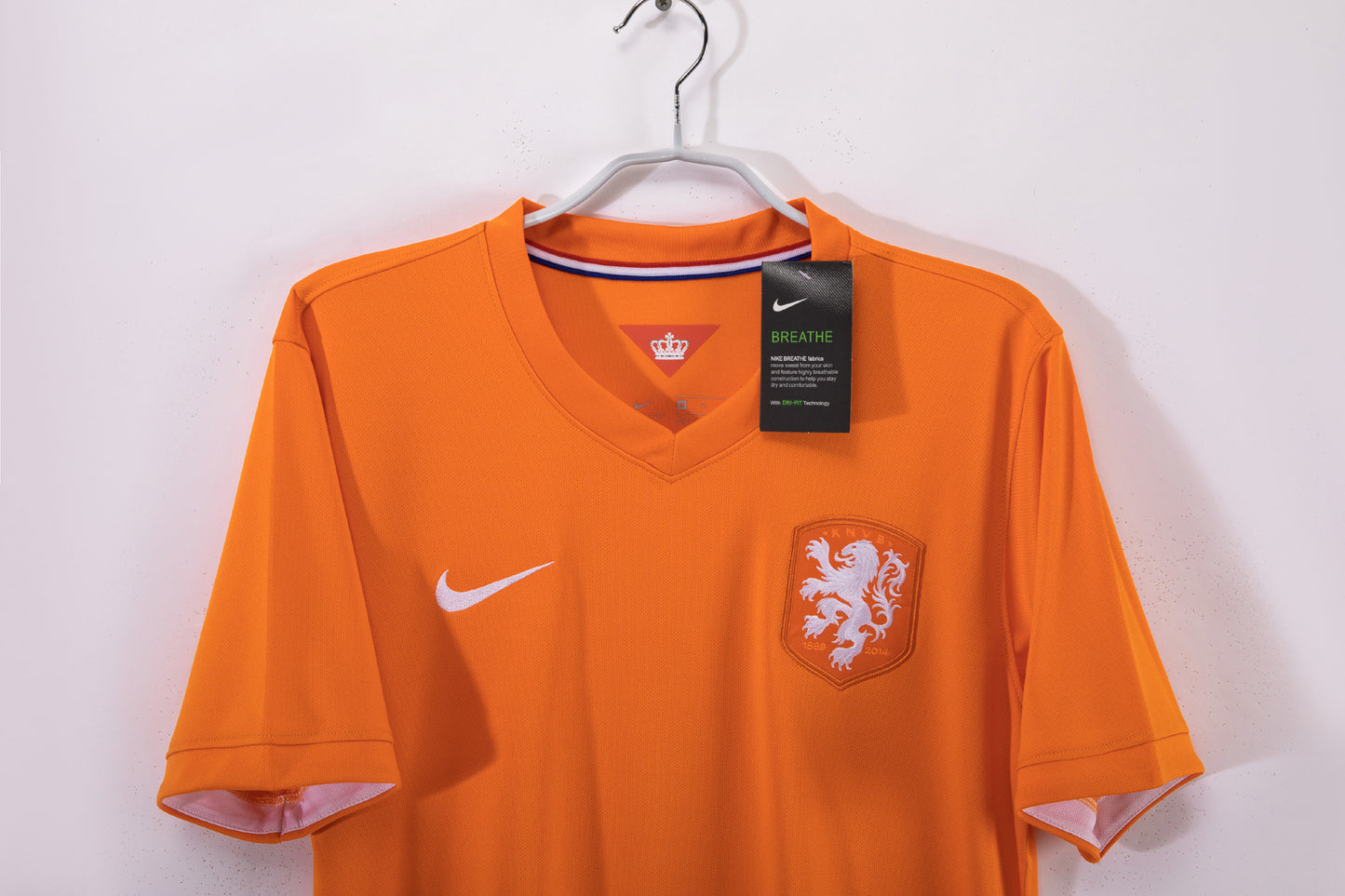 Camiseta Países Bajos Nike Local 2014/15 – Naranja (Dri-FIT)