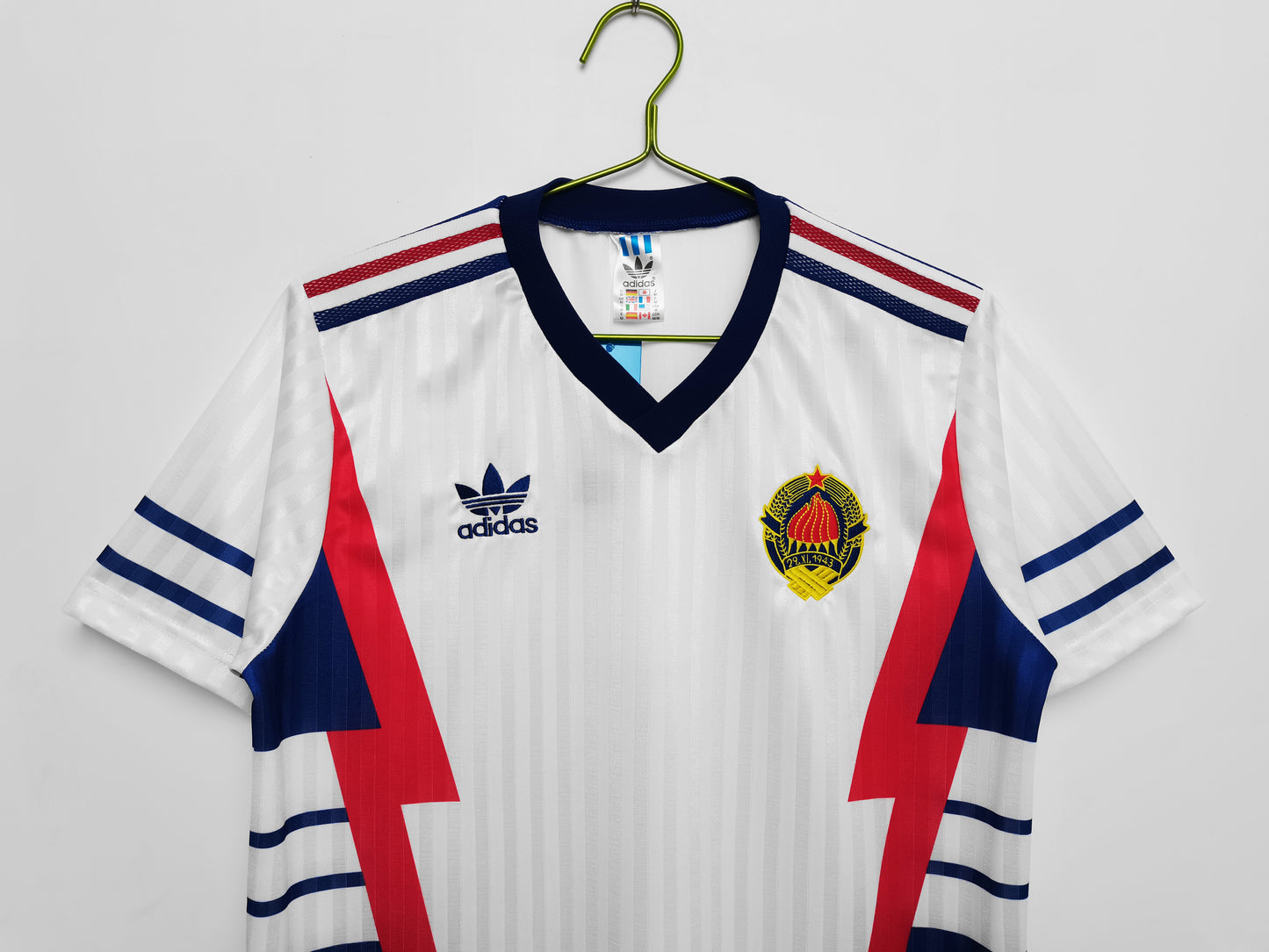 Yugoslavia adidas — Home blanco 1990-92 | Camino a Italia ’90 (Stojković & Prosinečki)