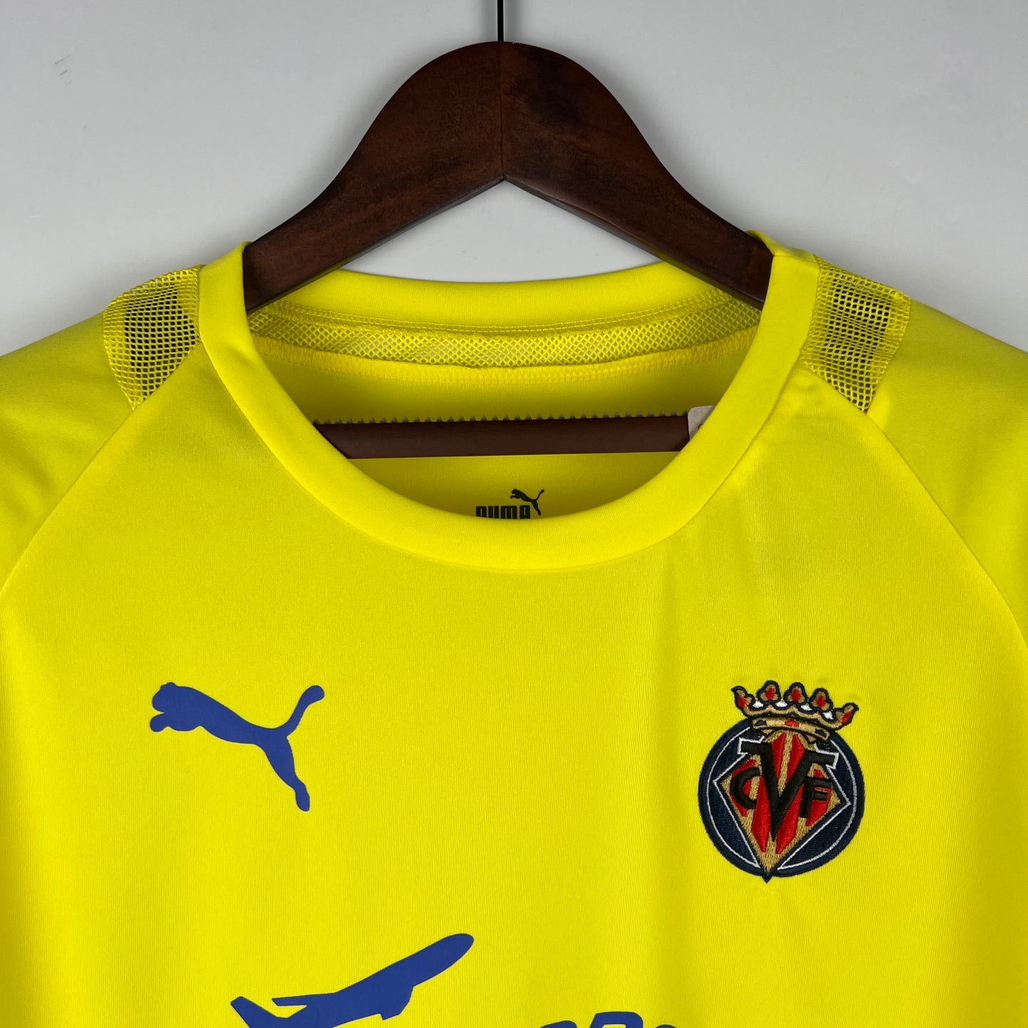 Villarreal CF “AEROPORT CASTELLÓ” 2008–10 — Camiseta home Puma amarilla