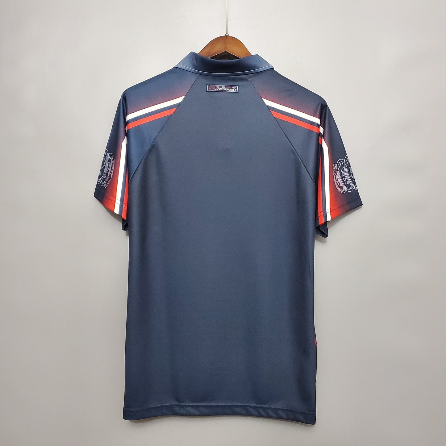 Ajax 1998–99 Away “ABN•AMRO” — Umbro azul marino (School of Excellence)