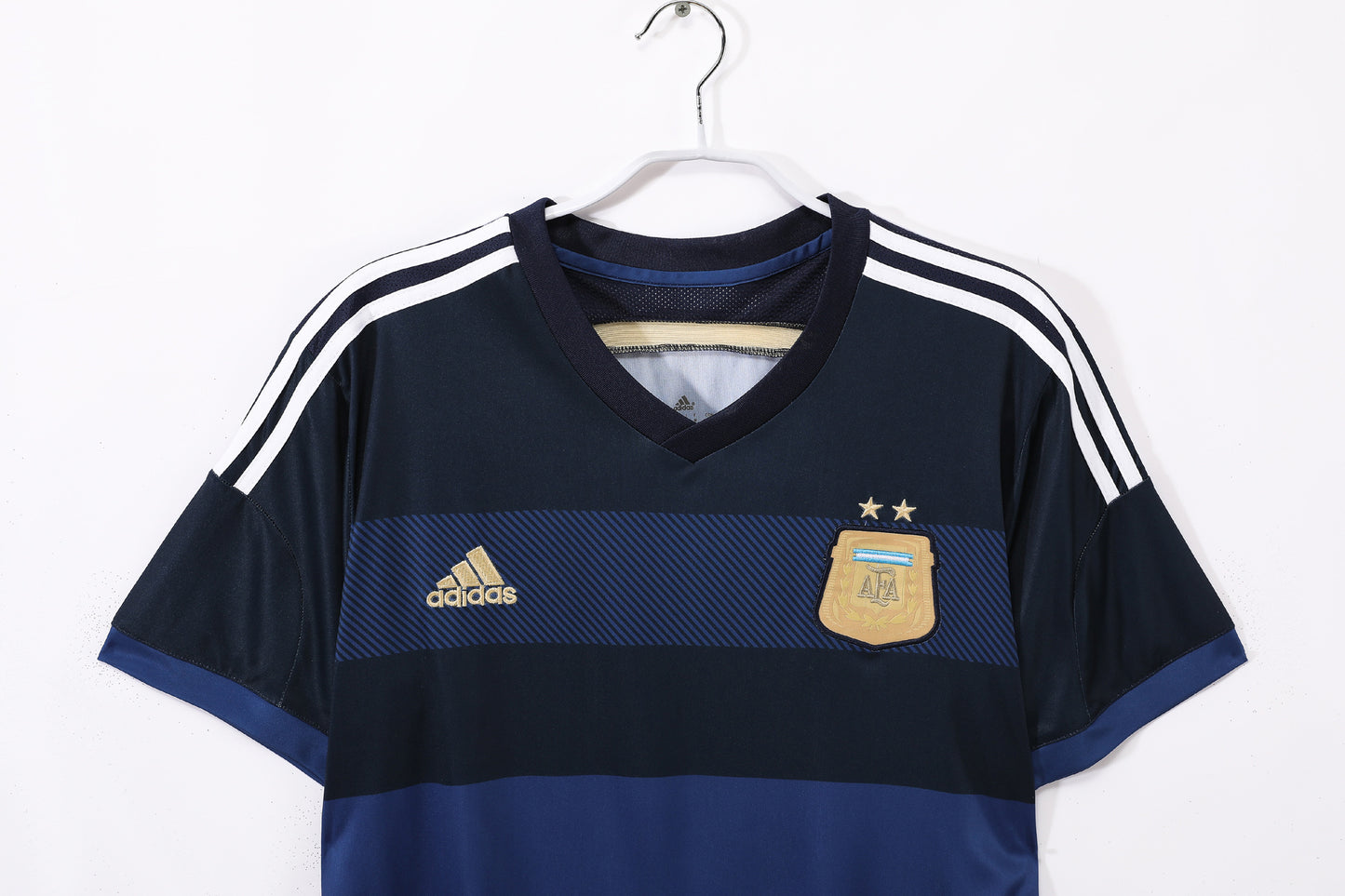 Camiseta Argentina adidas Visitante 2014/15 – Azul marino con franjas – Climacool