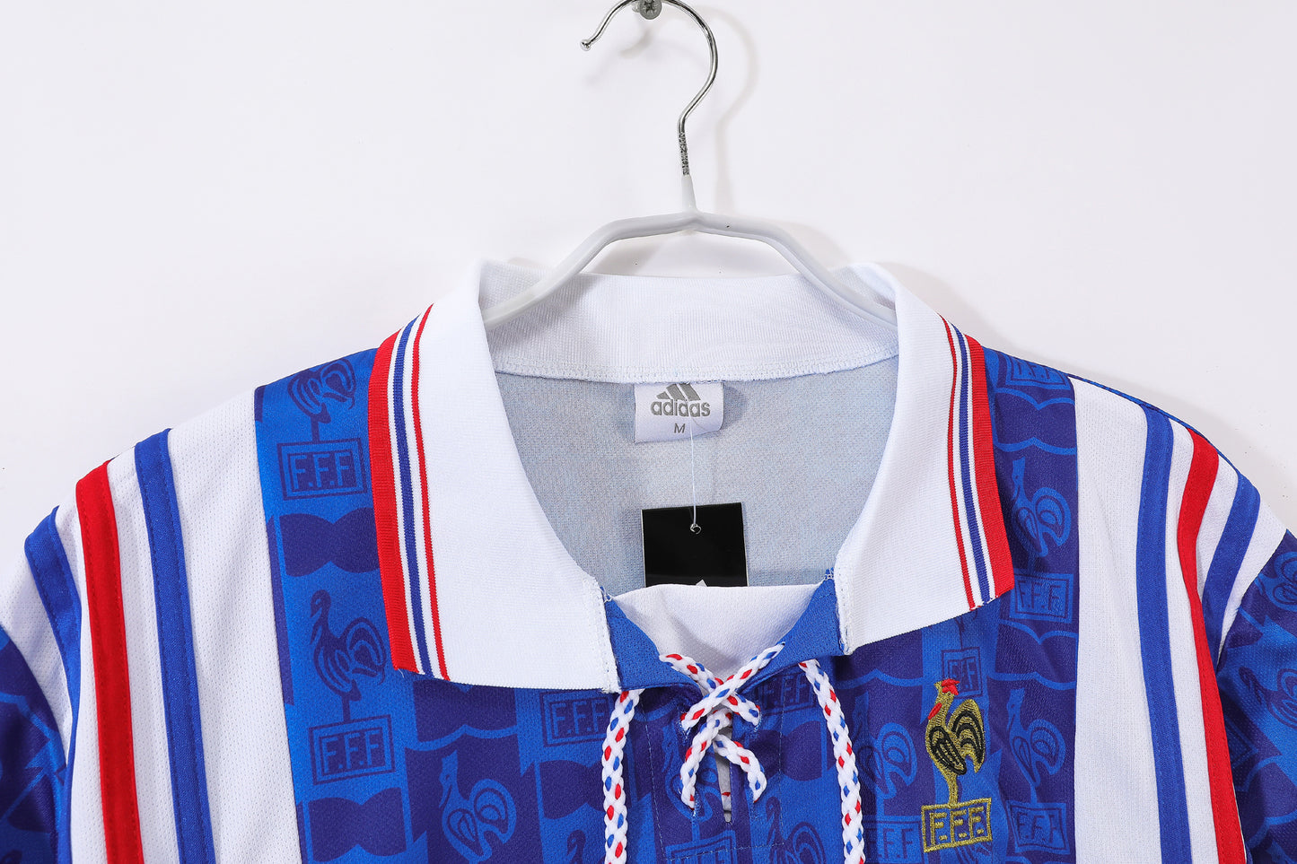 Francia 1994–96 Home (Azul con cordones) – adidas