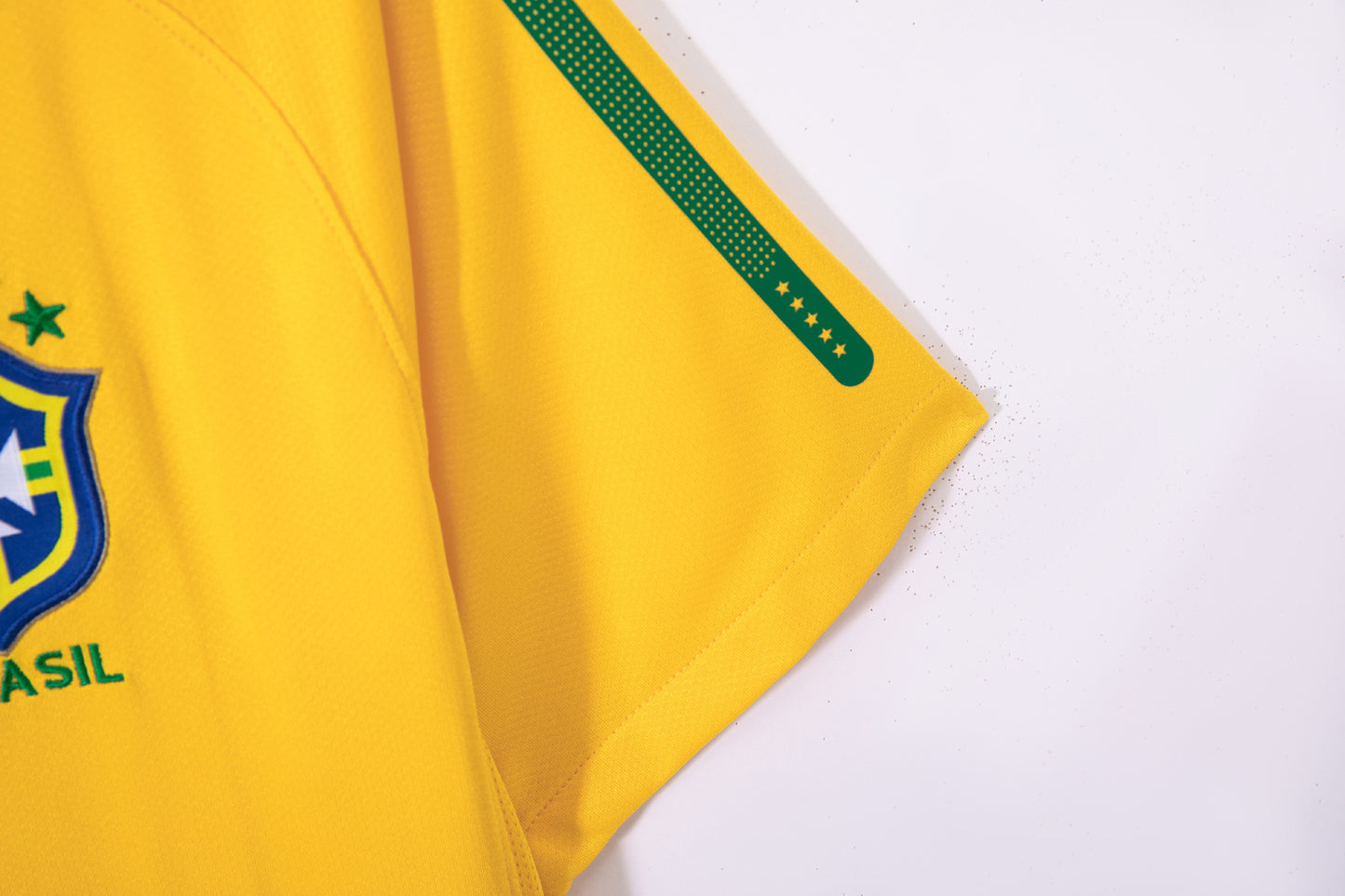Camiseta Brasil Nike Local 2010/11 – Amarilla/Verde (Dri-FIT)