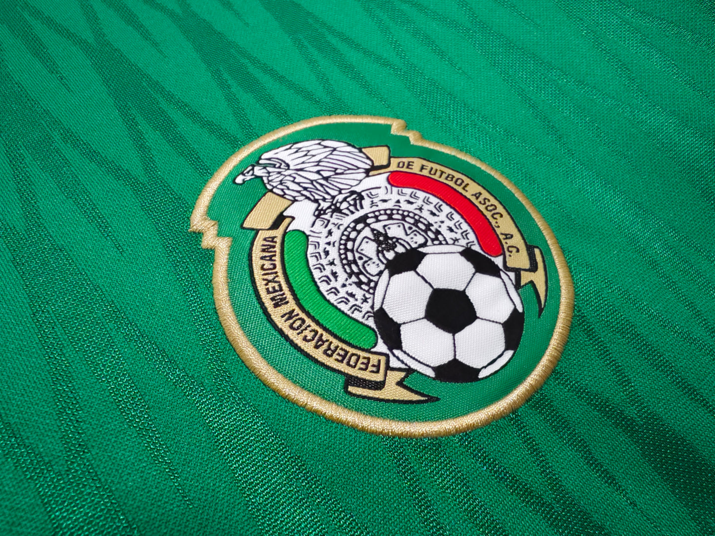 Camiseta México adidas Local 2006/07 (Mundial Alemania 2006) – Verde con cuello blanco/rojo (Climacool)