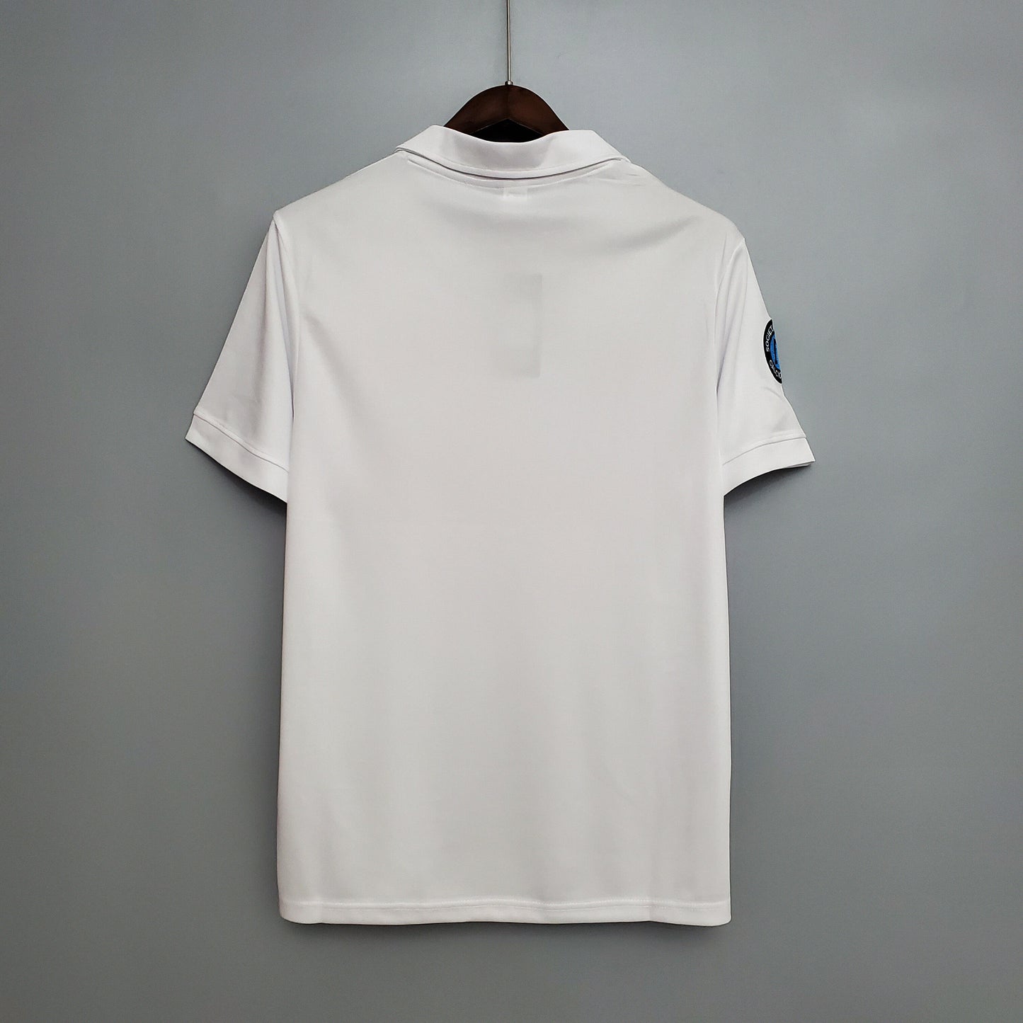 SSC Napoli “Buitoni” Scudetto 1987–88 — Camiseta away NR blanca (cuello polo)
