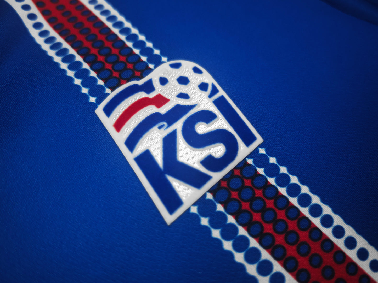 Camiseta Islandia Erreà Azul (KSI) — Retro 2016–20