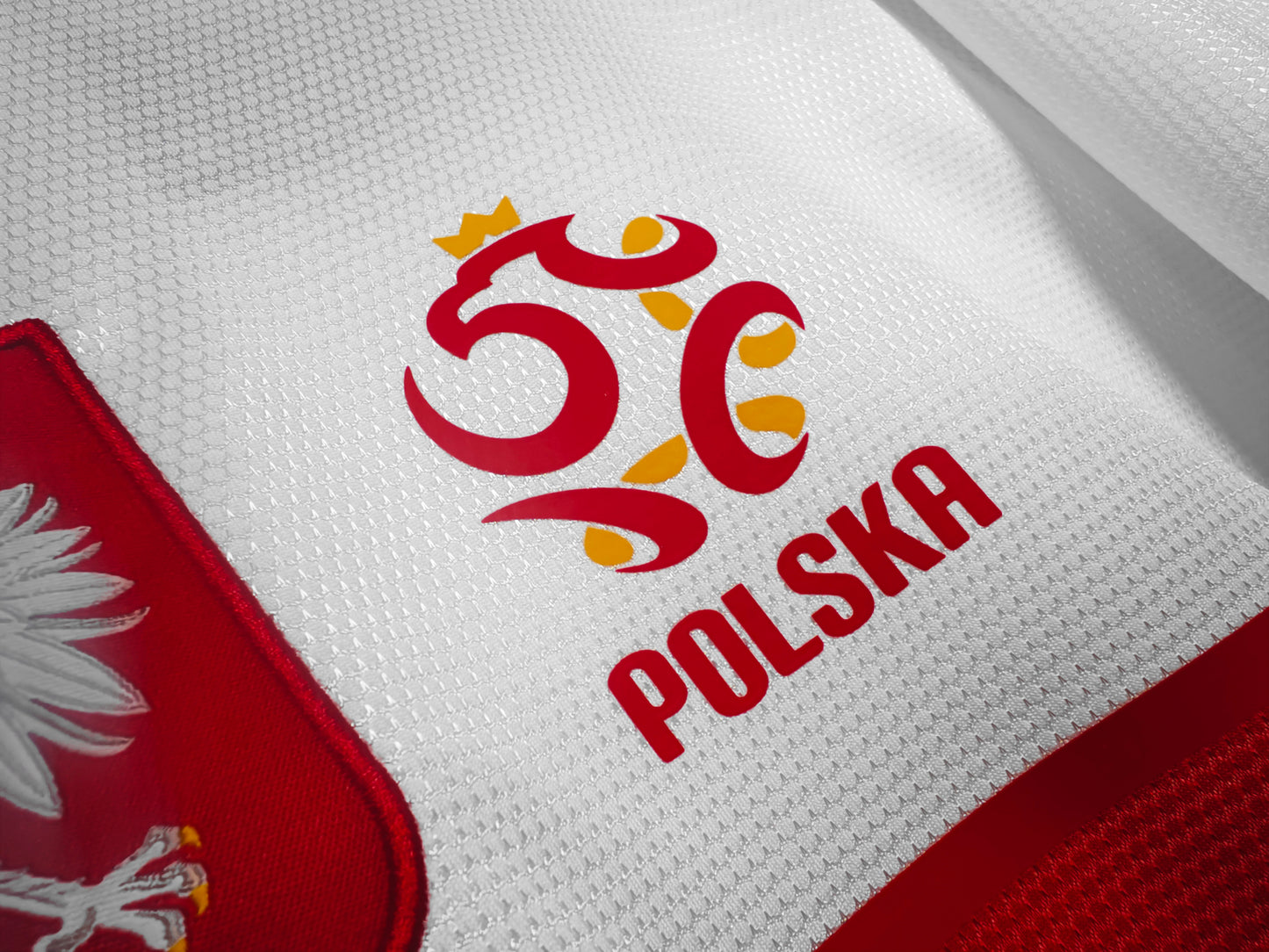 Camiseta Polonia Nike Local 2012/13 (Euro 2012) – Blanca con banda roja (Dri-FIT)