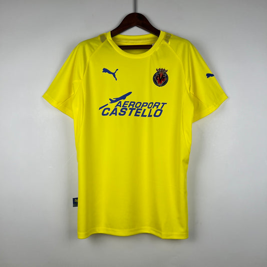 Villarreal CF “AEROPORT CASTELLÓ” 2008–10 — Camiseta home Puma amarilla
