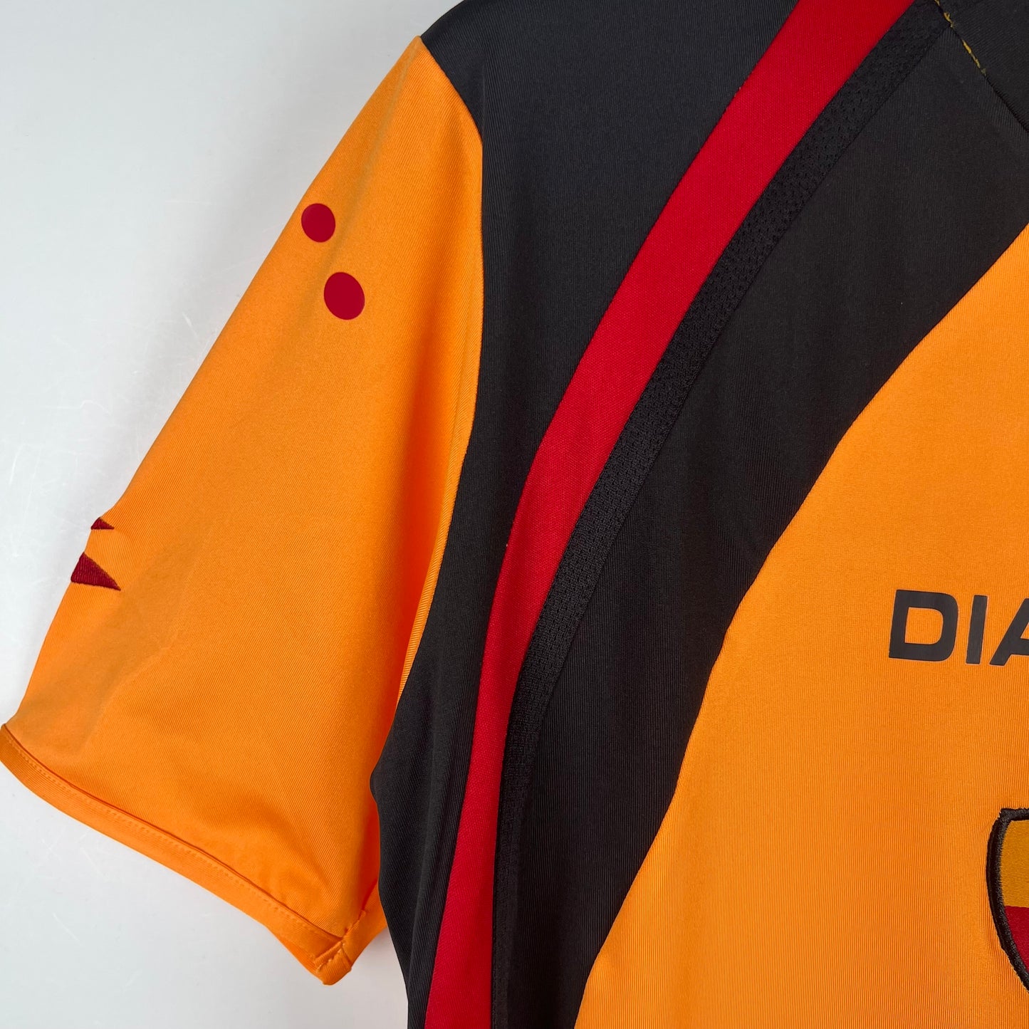 AS Roma Third “Arancione” 2003–2004 – Diadora (Retro)