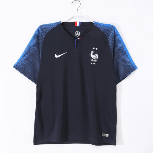 Francia 2018–2019 Home (Azul marino, 2 estrellas) – Nike Dri-FIT