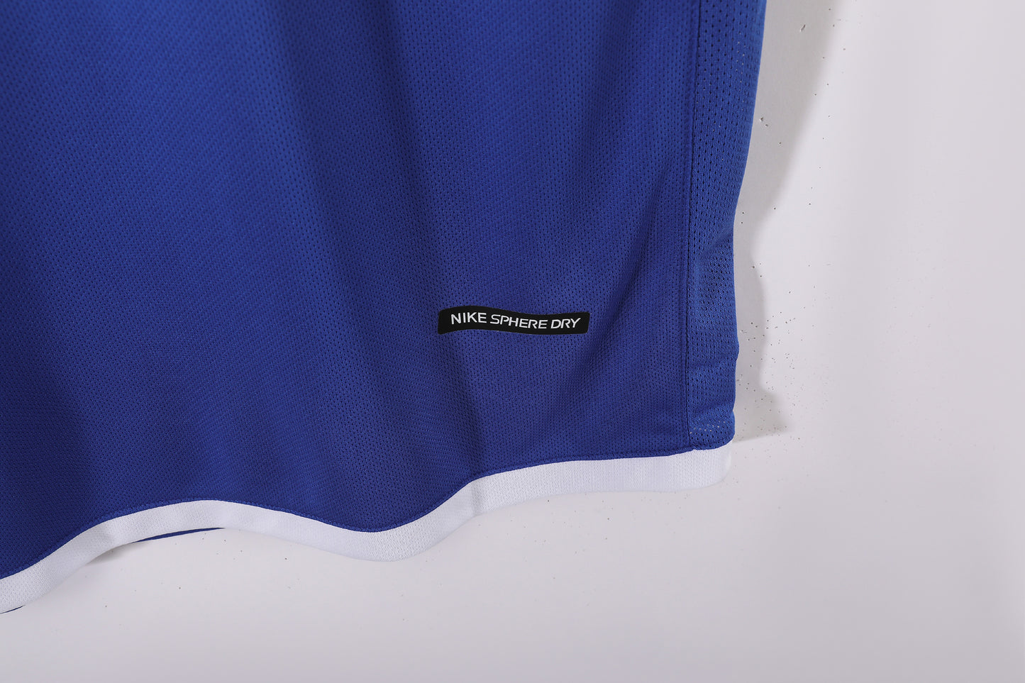 Camiseta Brasil Nike Visitante 2006–2007 – Azul con vivos blancos (Dri-FIT)