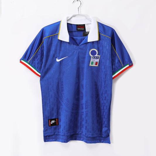 Camiseta Italia Nike Local 1998 Centenario (Francia ’98) – Cuello polo blanco