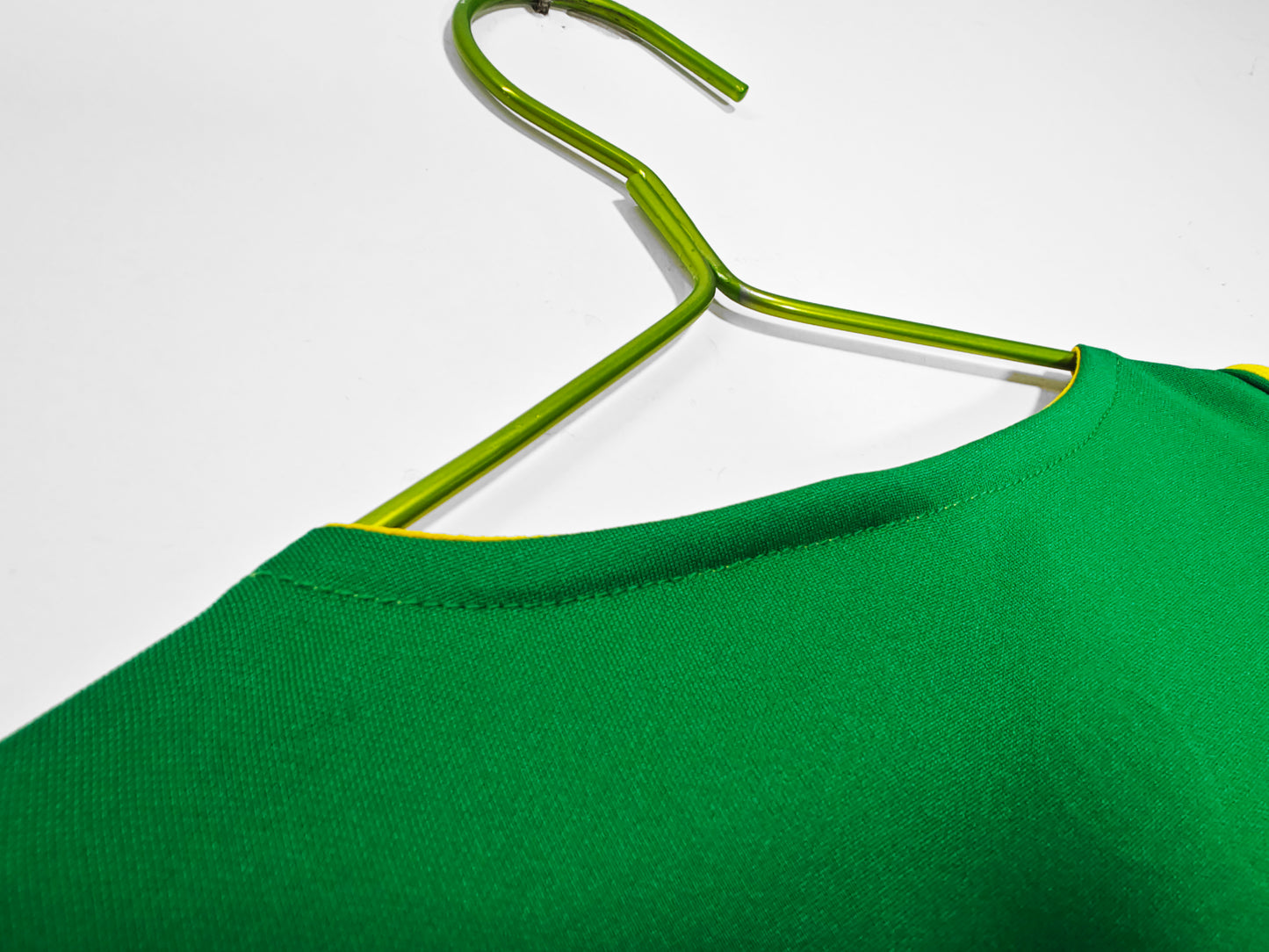 Camiseta Brasil Nike Local 2004–2006 (Total 90) – Amarilla/Verde (Dri-FIT)