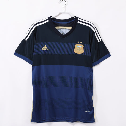 Camiseta Argentina adidas Visitante 2014/15 – Azul marino con franjas – Climacool