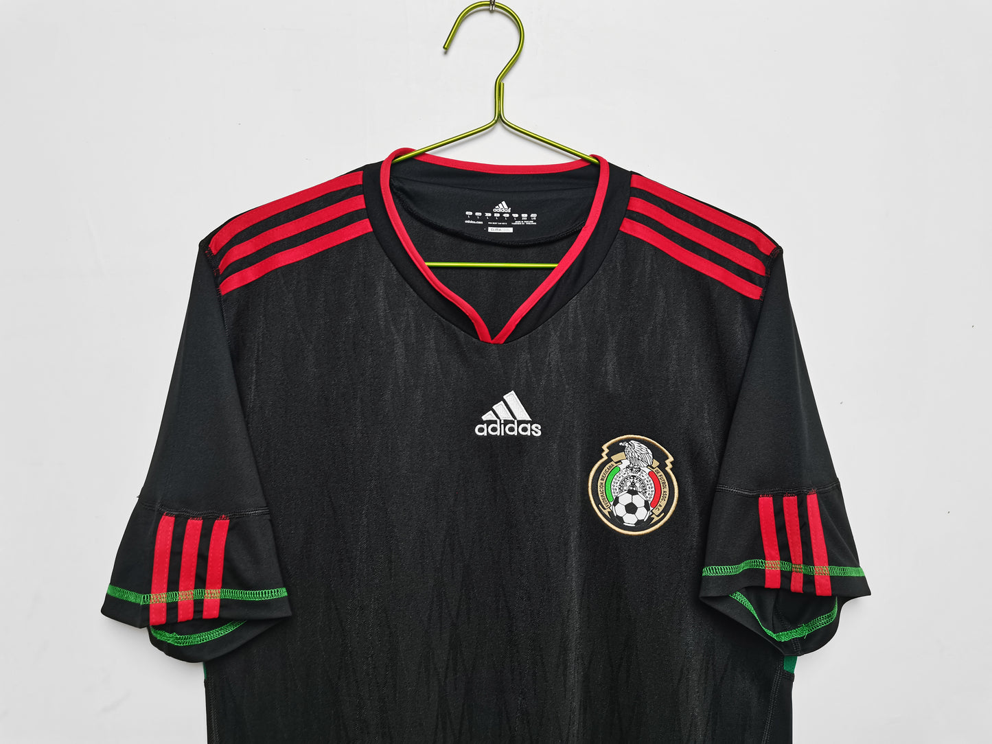 México adidas — Home negra 2009-10 | Sudáfrica 2010 (Chicharito & Rafa Márquez)