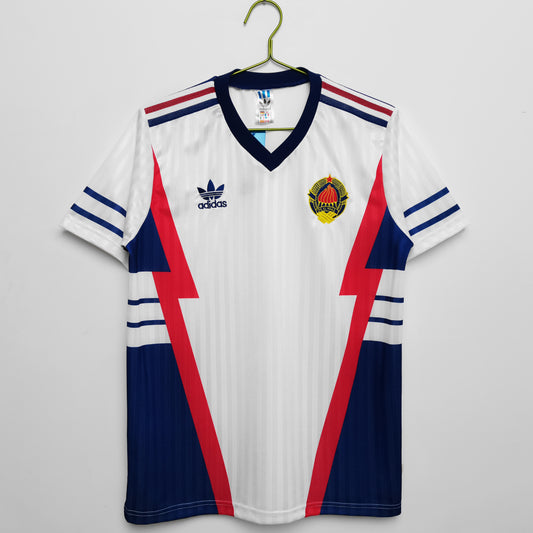Yugoslavia adidas — Home blanco 1990-92 | Camino a Italia ’90 (Stojković & Prosinečki)