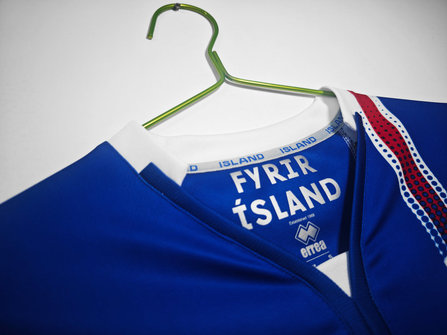 Camiseta Islandia Erreà Azul (KSI) — Retro 2016–20