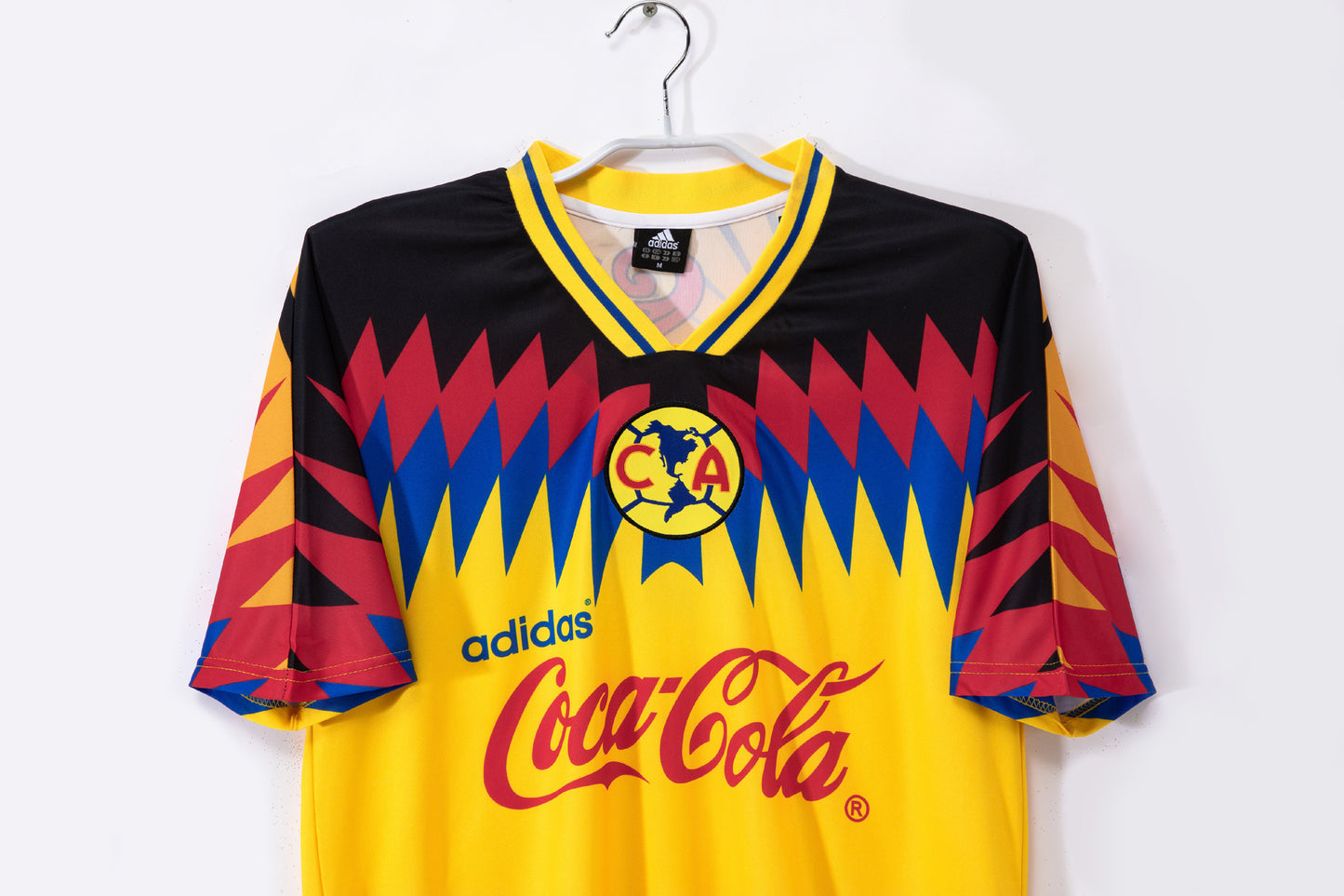 Camiseta Portero Jorge Campos “Sol” – ABA Sport 1995–1997 – Amarilla Multicolor