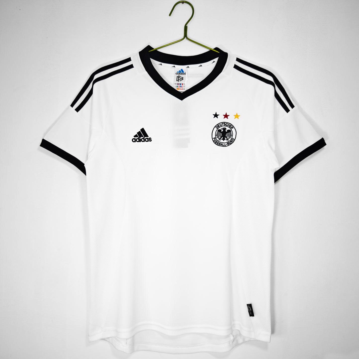 Camiseta Alemania adidas Local 2010/11 (Mundial Sudáfrica 2010) – Blanca con detalles negros – Climacool