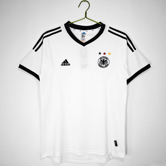 Camiseta Alemania adidas Local 2010/11 (Mundial Sudáfrica 2010) – Blanca con detalles negros – Climacool