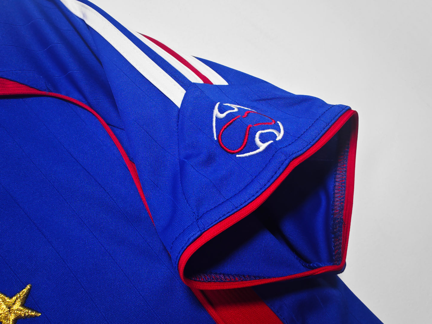 Camiseta Francia adidas Local 2006/08 (Mundial 2006) – Azul con detalles rojos y blancos – Climacool