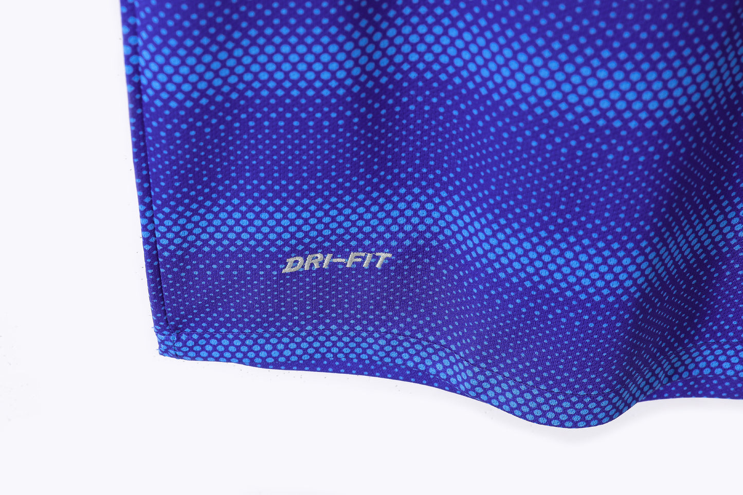 Camiseta Brasil Nike Away 2016–2017 – Azul con franjas de micro-puntos (Dri-FIT)