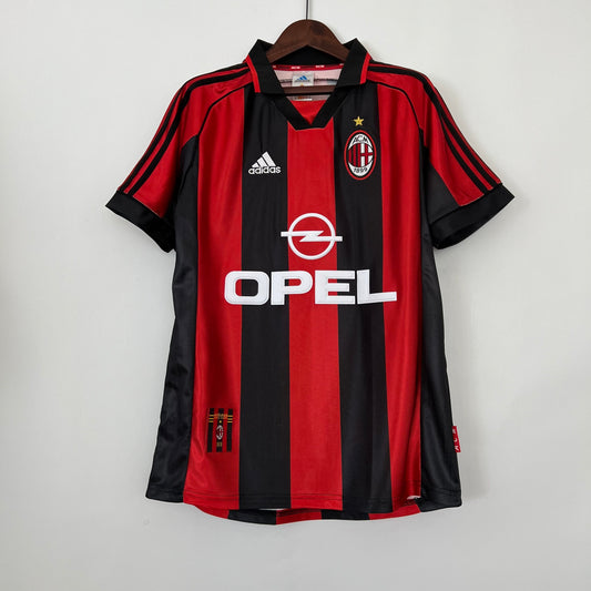 AC Milan 2000–02 Home “OPEL” — adidas rossonero