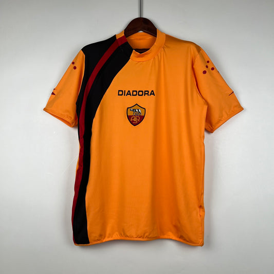 AS Roma Third “Arancione” 2003–2004 – Diadora (Retro)