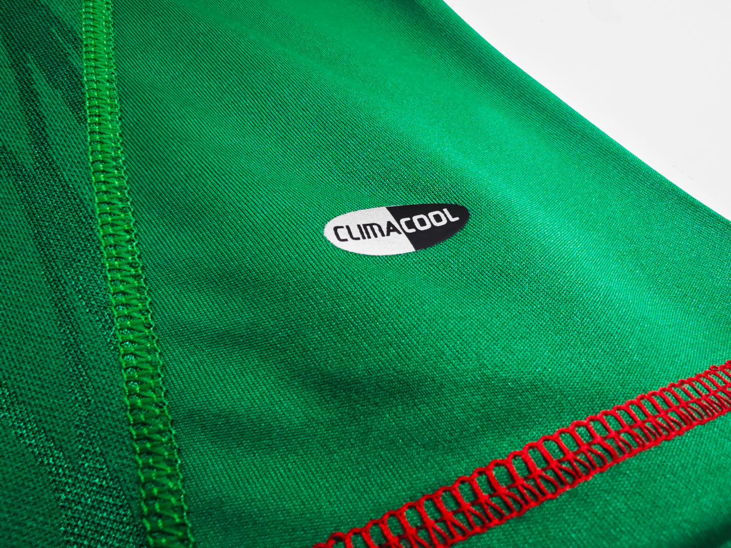Camiseta México adidas Local 2006/07 (Mundial Alemania 2006) – Verde con cuello blanco/rojo (Climacool)