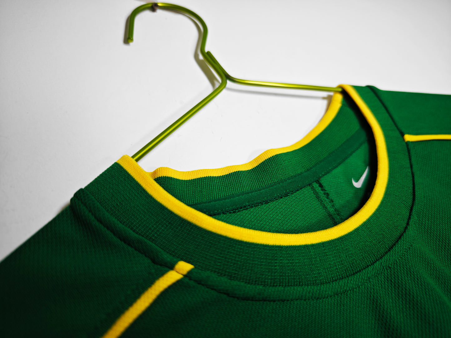 Camiseta Brasil Portero Nike Verde 2004–2006 (Dida) – Talla M – Original