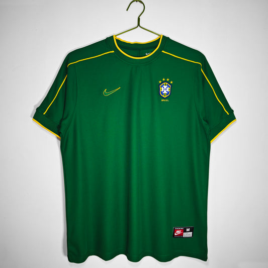 Camiseta Brasil Portero Nike Verde 2004–2006 (Dida) – Talla M – Original